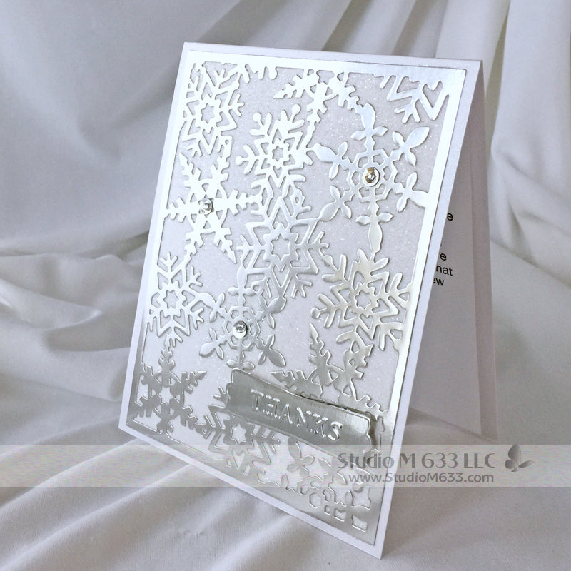 Sparkly Snowflake Thanks