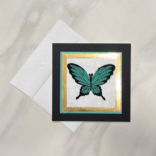 Elegant Green Butterfly