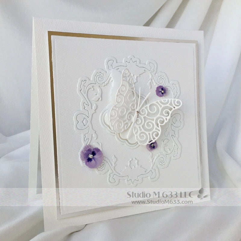 6x6 Butterfly Card