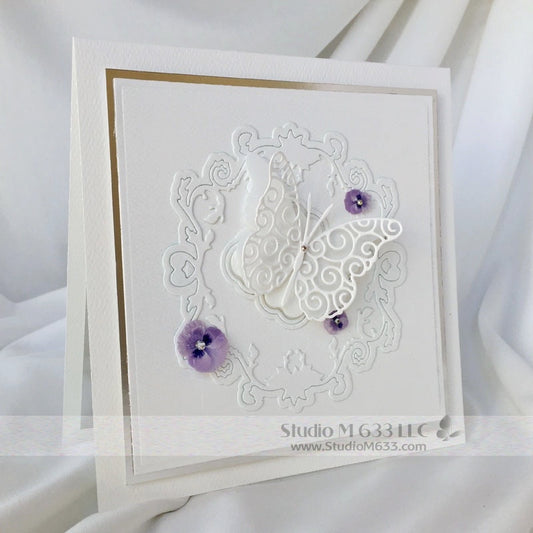 6x6 Butterfly Card