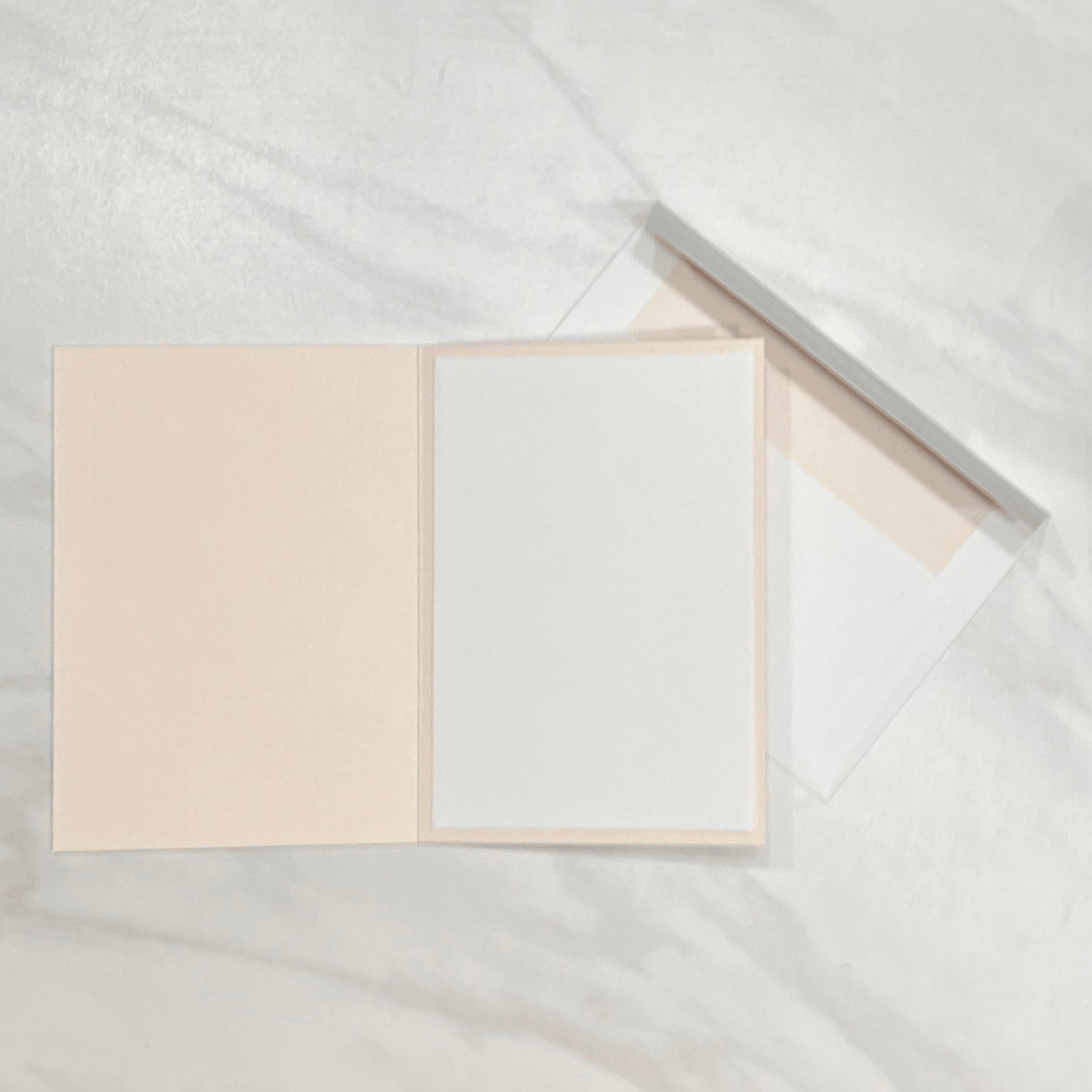 A7 Embroidered Flower Folded Note Card