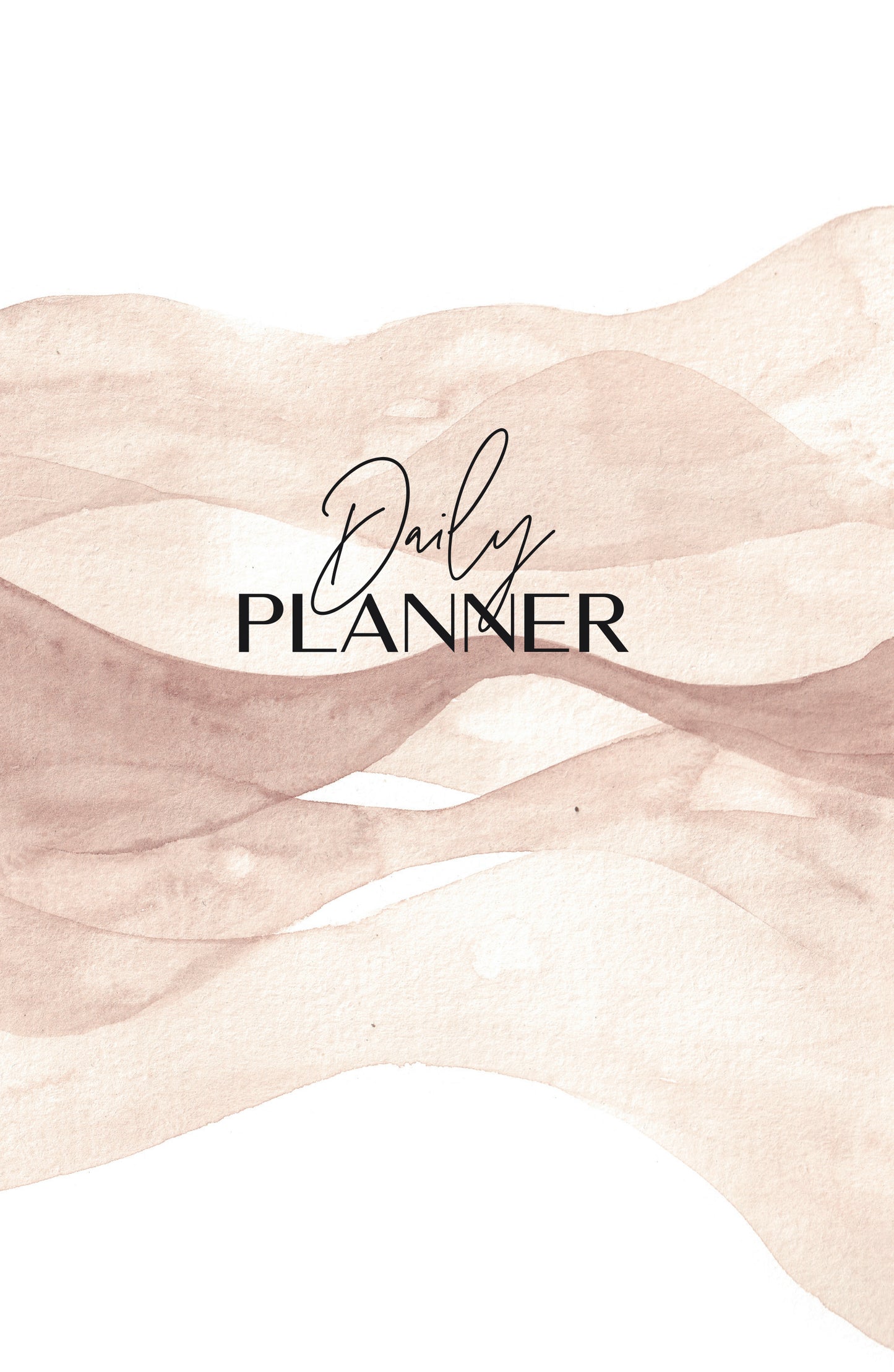 Planner, Daily - Pink (6" x 9") - Commercially Printed