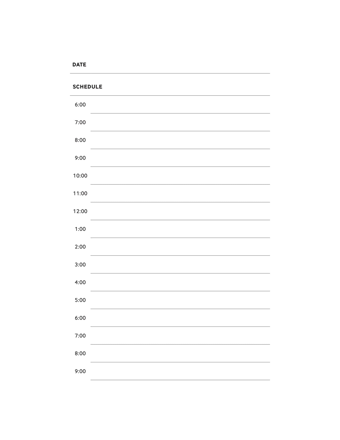 Planner, Daily - Pink (6" x 9") - Commercially Printed
