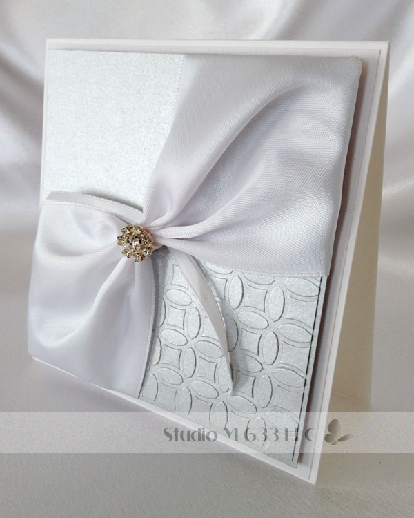 Elegant Bridal (Silver & White)--StudioM633.com