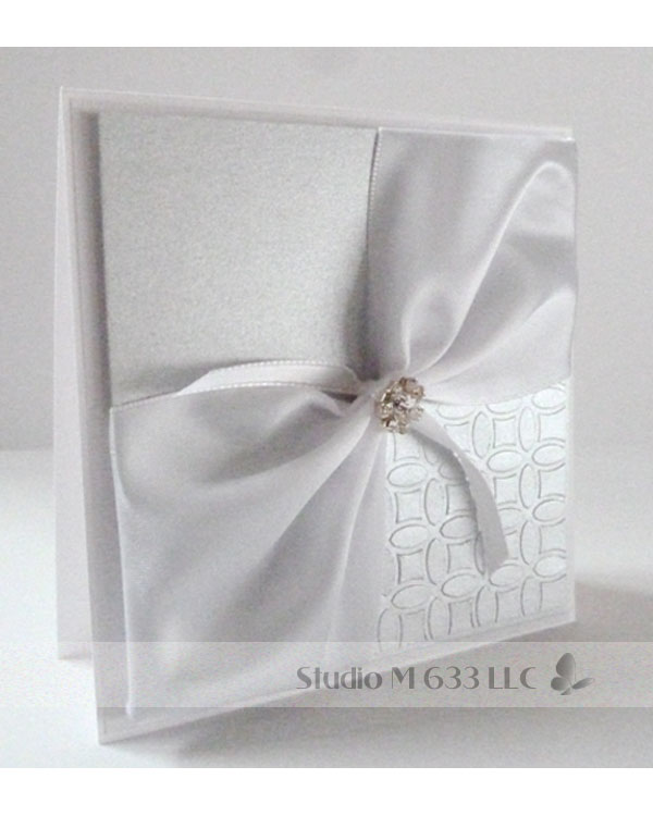 Elegant Bridal (Silver & White)--StudioM633.com