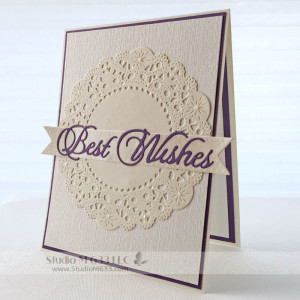 www.StudioM633.com Doily Best Wishes StudioM633